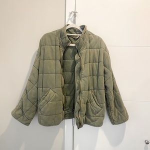 Free People Dolman Quilted Jacket
